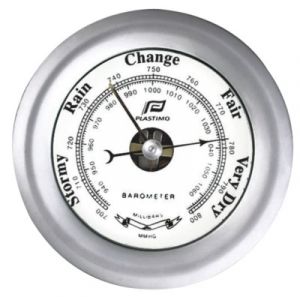 Trintec Nautical Marine Vector Collection Fishing Barometer (White Dial) VEC-04W-FB Indicator