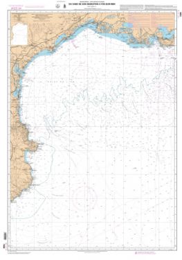 Carte SHOM 7008L - du Cabo de San Sebastian à Fos-sur-Mer