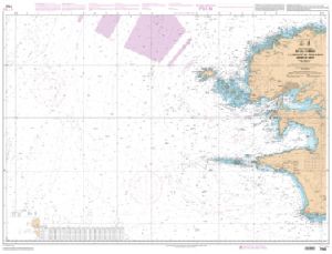Carte SHOM 7066L - de l'île Vierge à la Pointe de Penmarc'h - Abords de Brest