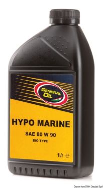 Biodegradable transmission oil Hypo Marine Sae 80W90 1L Bergoline