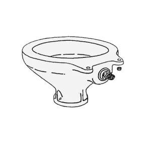 Replacement bowl for Osculati Compact toilets