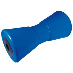 Blue conical center roller for Osculati trailer