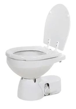Quiet Flush Jabsco compact electric toilet