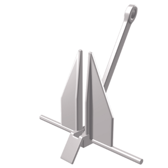 Flat boat anchors