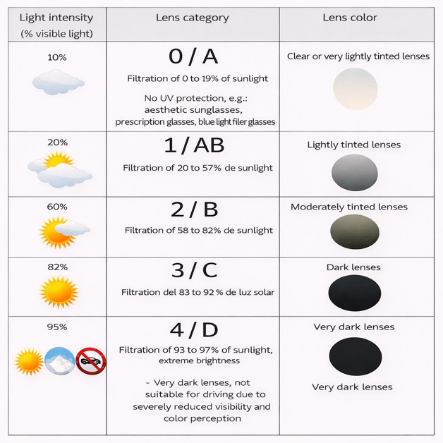 cat&eacute;gories lunette de soleil pour la voile