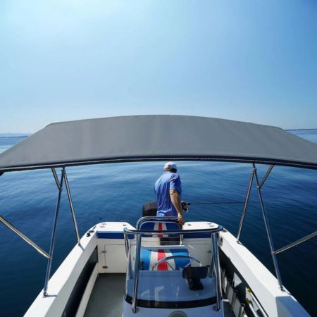 A boat bimini