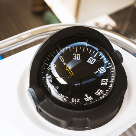how to install sailboat compass