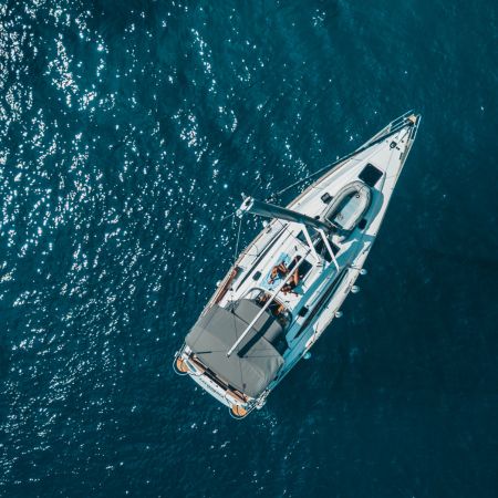 Bimini gris para barco