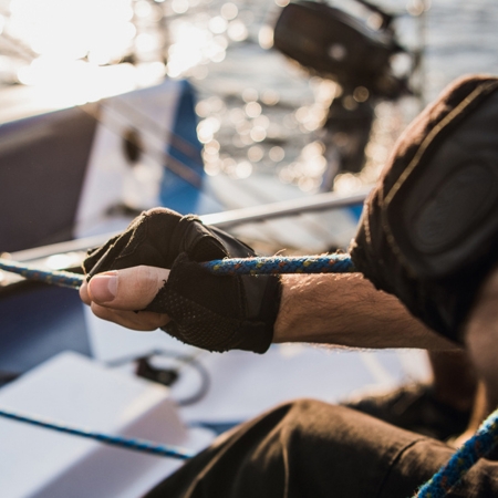 Idea de regalo para marinero - Guantes de vela
