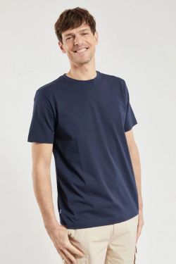 T-Shirt coton bio Venice Bermudes bleu marine 