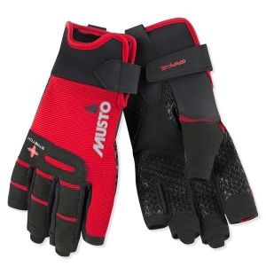 Gants Performance Doigts Courts Musto Rouge