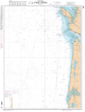 Carte SHOM 7070L - de l'Île d'Oléron au Bassin d'Arcachon