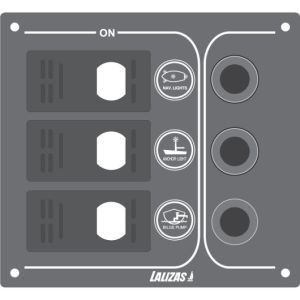 Interrupteur Tableau Électrique SP3 Offshore Lalizas-3 interrupteurs
