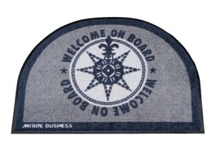Tapis antidérapant Welcome on board demi-lune