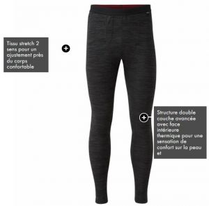 Pantalon thermique pour homme - MUSTO - Noir